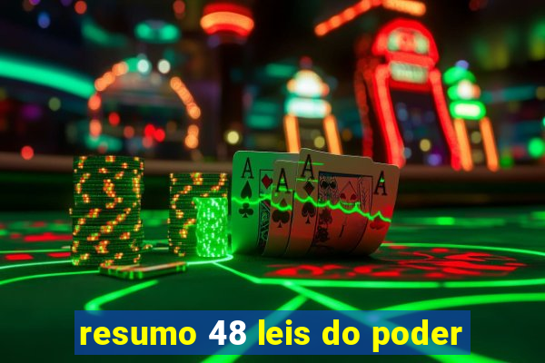 resumo 48 leis do poder